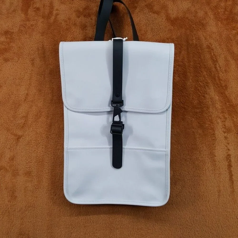 RAINS Backpack W3 Mini Light Grey Ash Waterproof Bag Minimalist Unisex